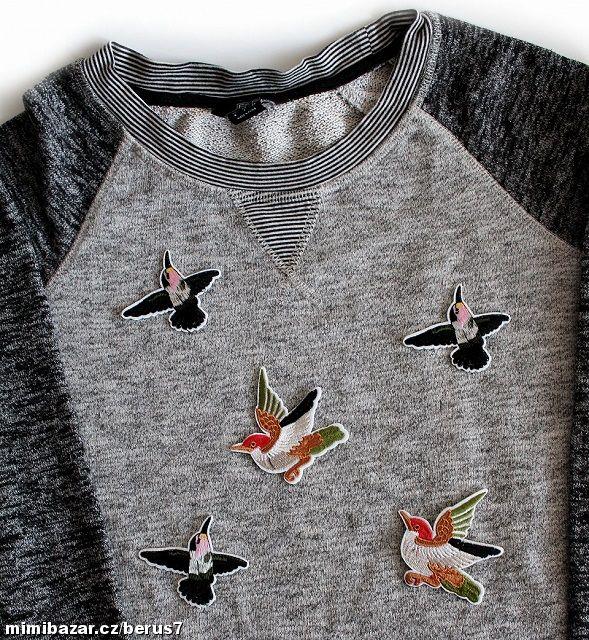 Nášivka - nášivky-nažehlovačky-nažehlovačka PTÁČCI