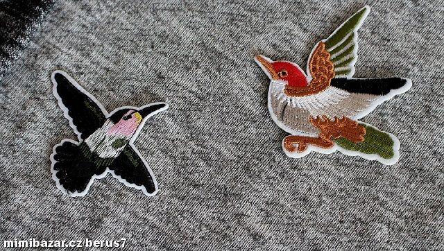 Nášivka - nášivky-nažehlovačky-nažehlovačka PTÁČCI