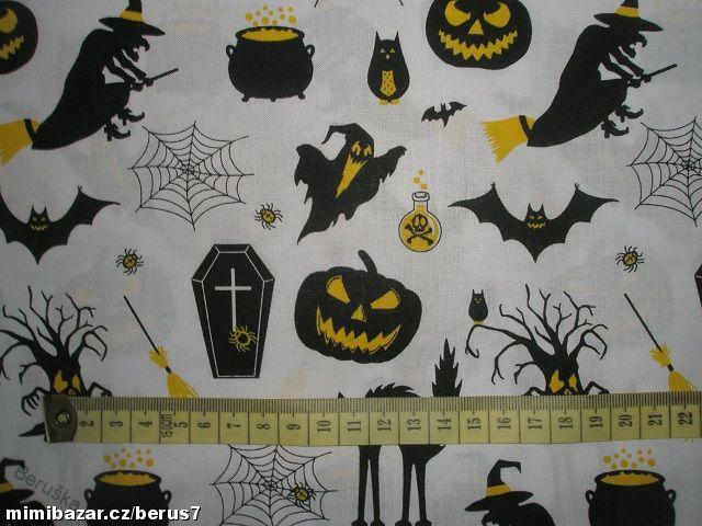 Látka - látky * HELLOWEEN žlutá