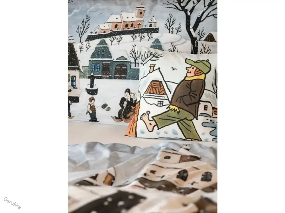 POVLEČENÍ LADA - DIGITAL TISK - ZIMNÍ ZÁBAVY