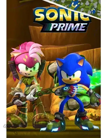DĚTSKÉ POVLEČENÍ JEŽEK SONIC A AMY ROSE