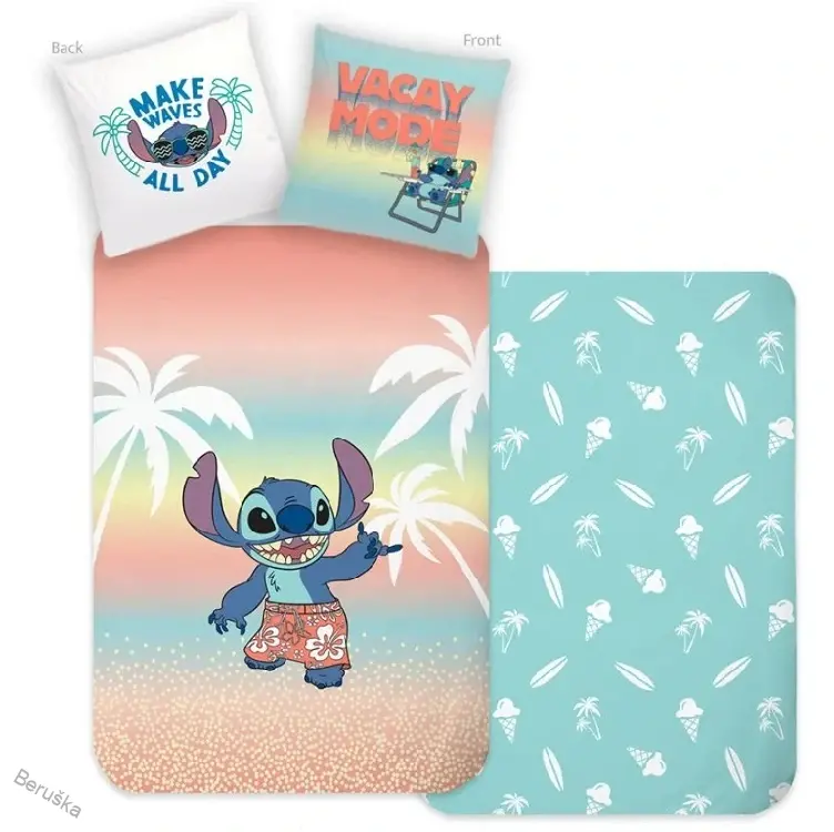 Dětské povlečení Lilo a Stitch Na Dovolené