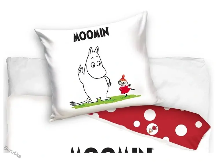 Dětské povlečení Muminci Mumínek a Majka