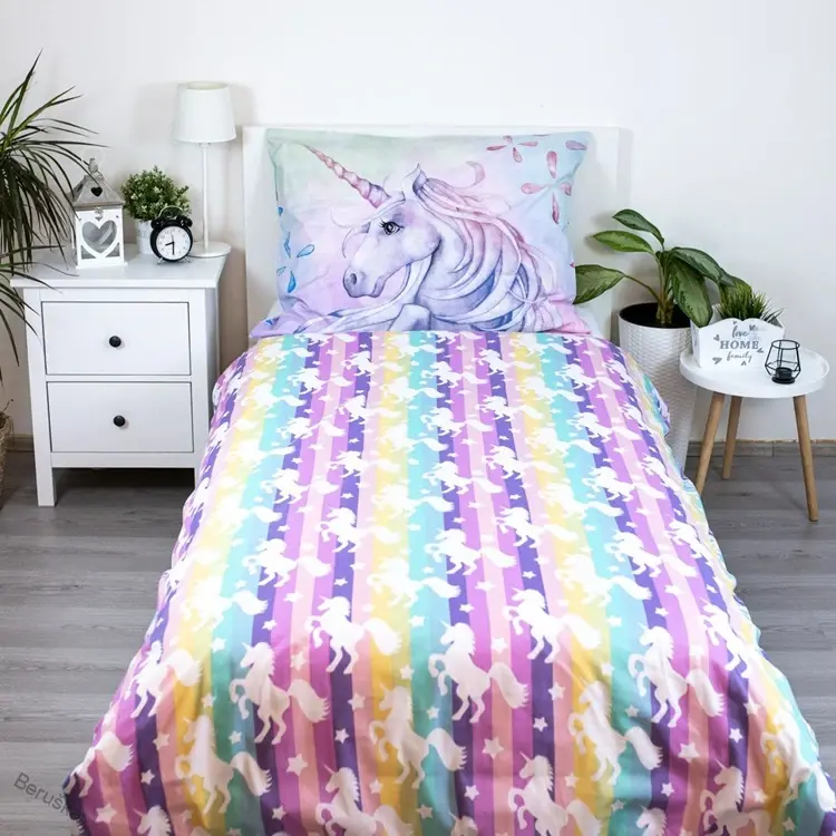 POVLEČENÍ Jednorožec Pastel Rainbow