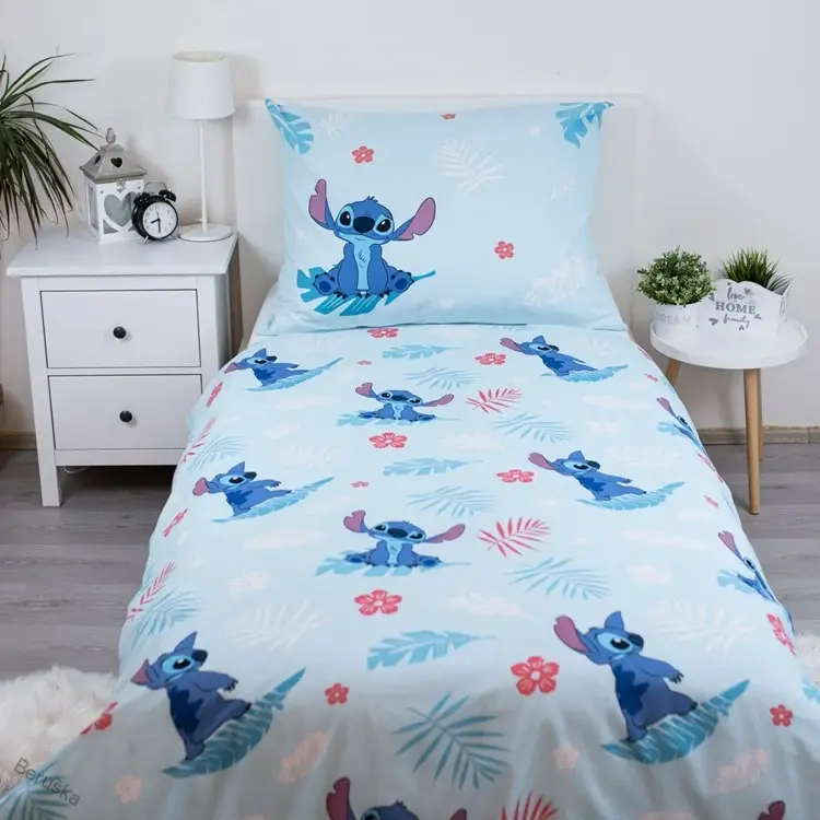 JERRY FABRICS POVLEČENÍ Lilo and Stitch Blue