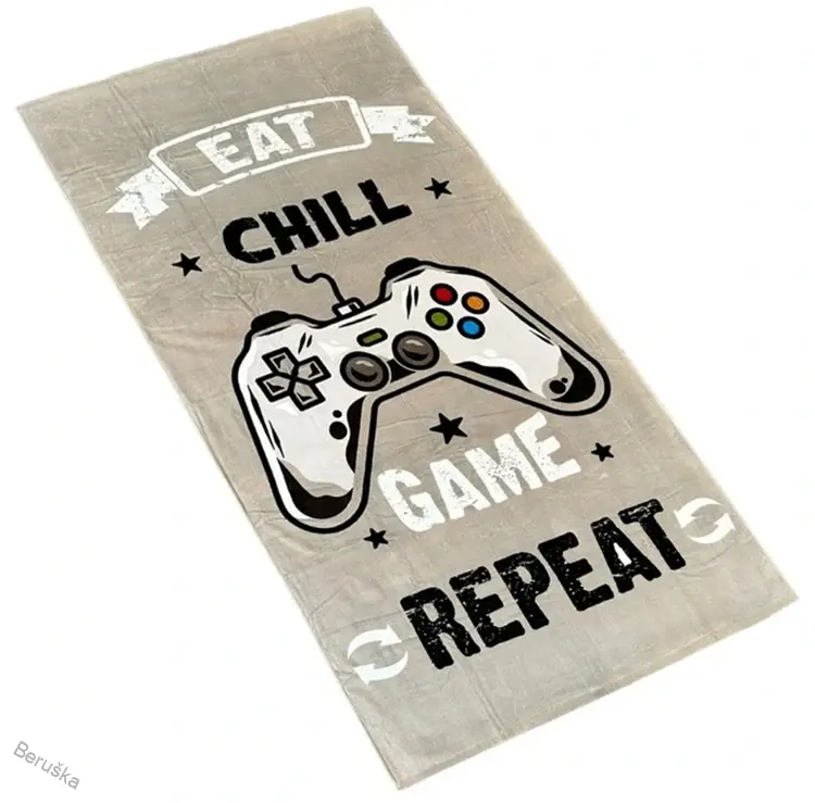 Plážová_froté osuška 90 x 180 Game Herni Flow