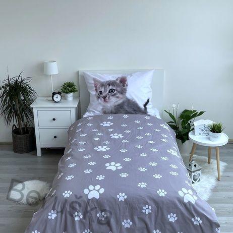 POVLEČENÍ FOTOTISK bavlna Kitten Grey