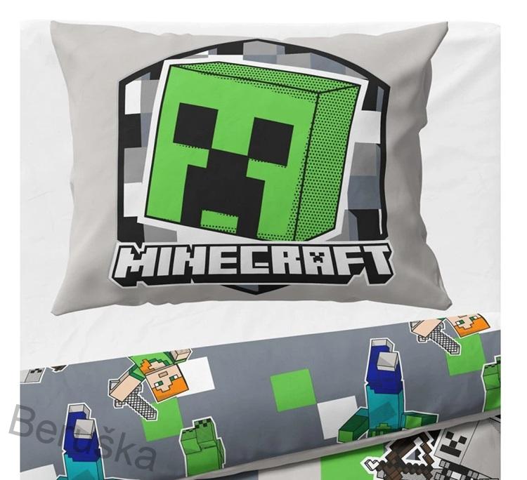  Dětské povlečení Minecraft Objev svůj Svět