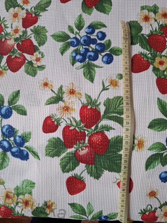 Látka vafle utěrkovina Jahůdka * borůvka