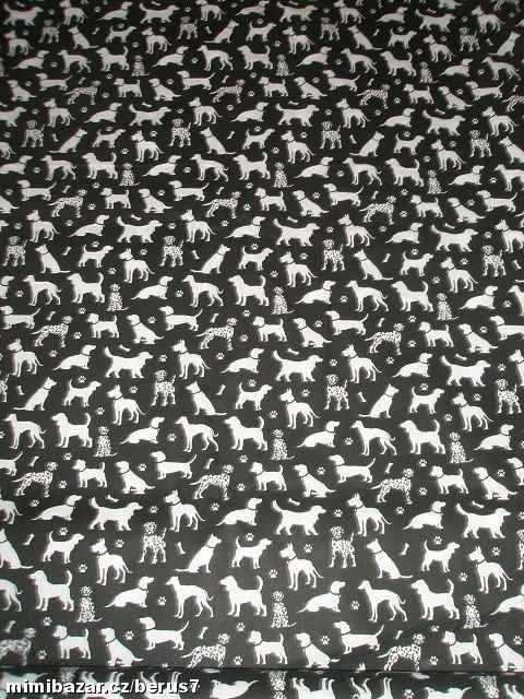 LÁTKA PEJSCI na černé 