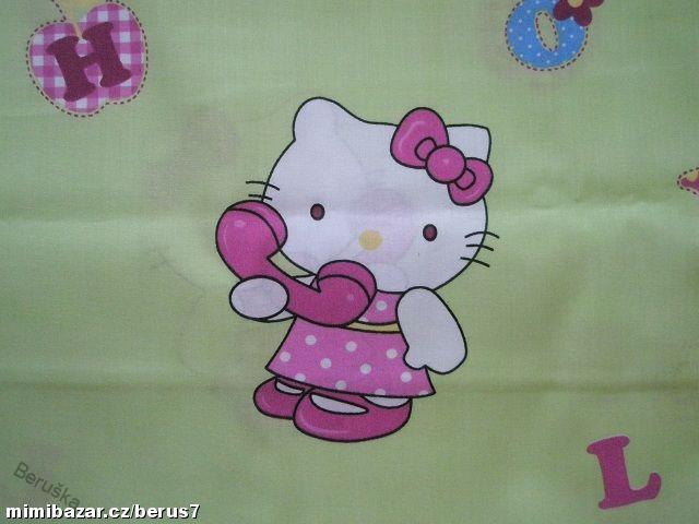 LÁTKA - LÁTKY HELLO KITTY zelená