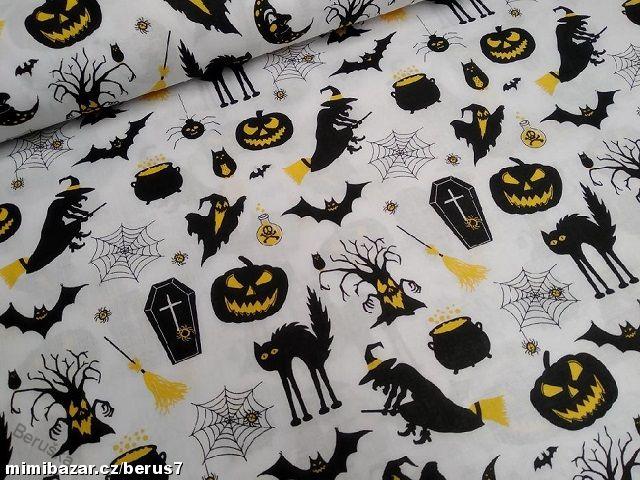 Látka - látky * HELLOWEEN žlutá