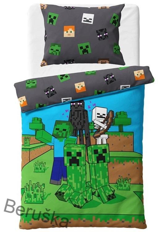 Dětské povlečení Minecraft Mob Monsters