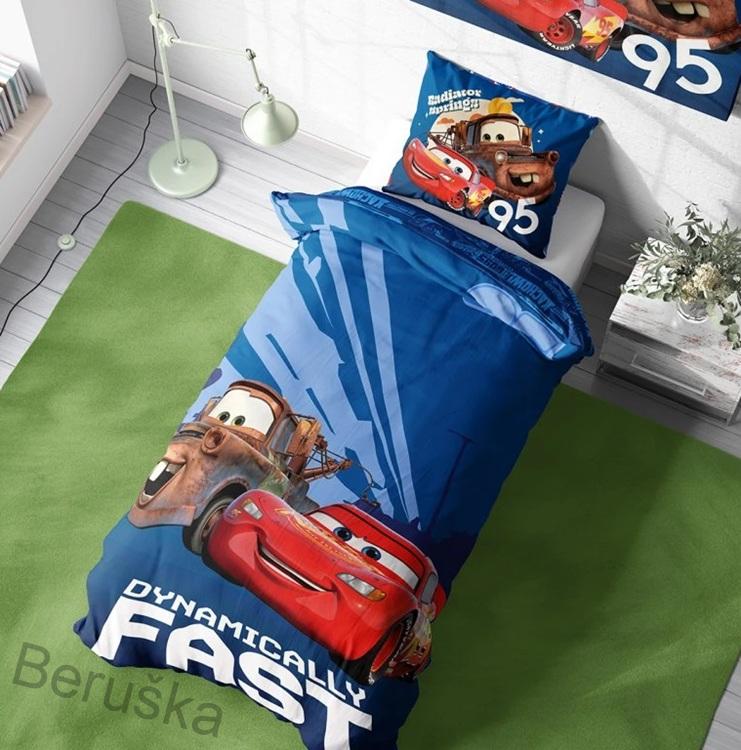 Povlečení Cars 3 Blesk McQueen a Burák