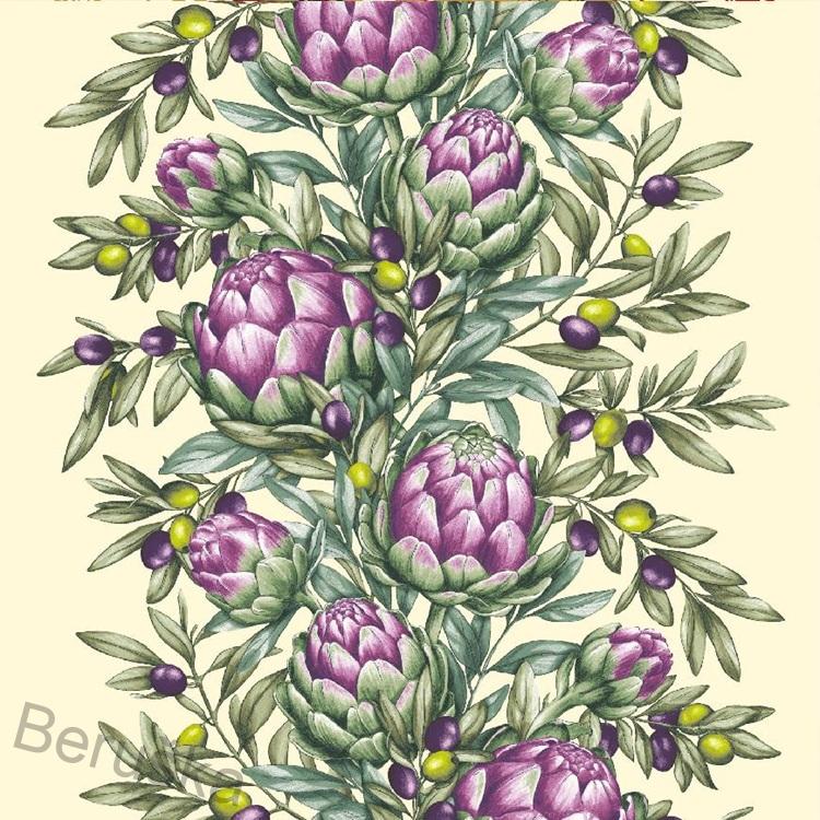 Látka vafle utěrkovina Oliva květ