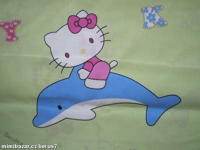LÁTKA - LÁTKY HELLO KITTY zelená