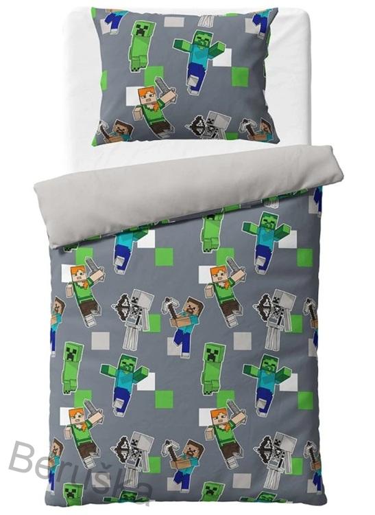  Dětské povlečení Minecraft Objev svůj Svět