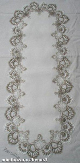 UBRUS s krajkou 130 x 45