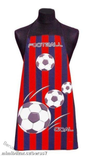 ZÁSTĚRA fotbal červeno - modrá
