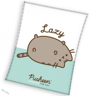 DĚTSKÁ DEKA KOČIČKA PUSHEEN LAZY CAT 130X170