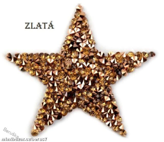 Nášivka - nášivky - nažehlovačky - nažehlovačka zlatá