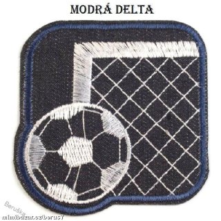 NAŽEHLOVAČKA - NAŽEHLOVAČKY - nášivka branka a míč