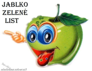 Nášivka - nášivky - nažehlovačky - nažehlovačka jablko zelené