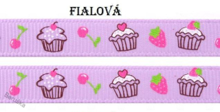 Lemovka - stuha-stuhy  DORTÍK fialová
