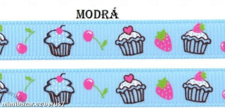 Lemovka - stuha-stuhy  DORTÍK modrá