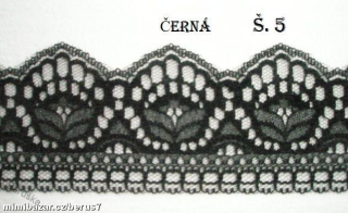 Krajka - krajky černá