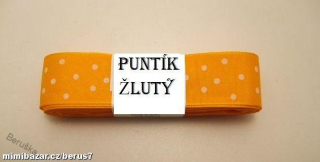 stuha - stuhy - mašle okrová