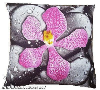 Povlak - povlaky 3D polštář ORCHIDEJ