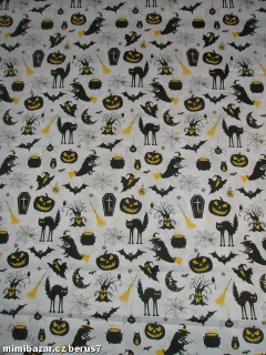 Látka - látky * HELLOWEEN žlutá