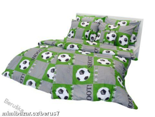 Povlak na polštář 90 x 70 fotbal