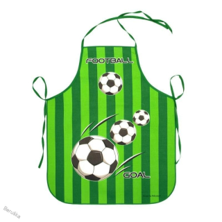 Dětská zástěra, Fotbal, zelená