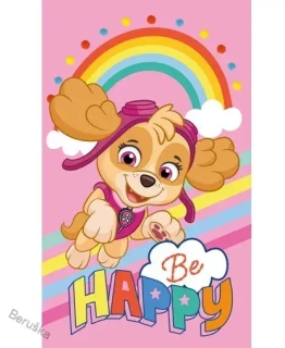 DĚTSKÝ RUČNÍK TLAPKOVÁ PATROLA SKYE BE HAPPY 30X50