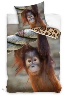 BAVLNĚNÉ POVLEČENÍ OPICE ORANGUTAN
