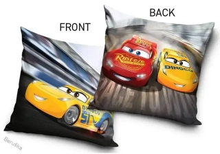 POVLAK NA POLŠTÁŘEK CARS BLESK MCQUEEN A CRUZ RAMIREZ