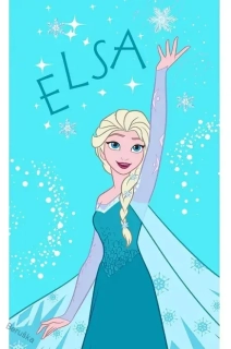 DĚTSKÝ RUČNÍK LEDOVÉ KRÁLOVSTVÍ PRINCEZNA ELSA 30X50