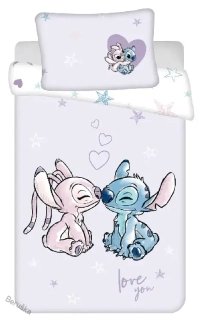 POVLEČENÍ do postýlky Lilo and Stitch Purple baby