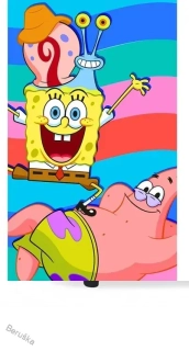 Dětský ručník Sponge Bob s Patrickem a Garym 30x50