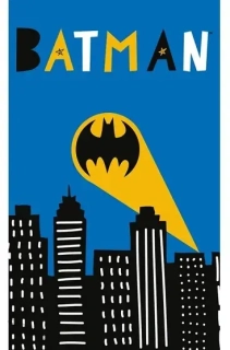 DĚTSKÝ RUČNÍČEK BATMAN GOTHAM CITY 30X50