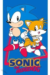 DĚTSKÝ RUČNÍK JEŽEK SONIC A TAILS 30X50