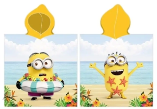 Dětské pončo Mimoni Bob se učí plavat