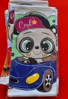 Dětské kapesníčky 27 x 27 Méďa zelená