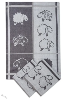 Utěrky žakárové  OVEČKY