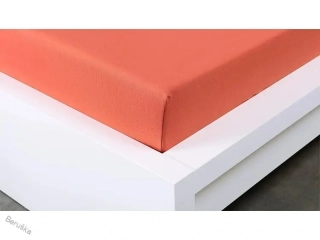 PROSTĚRADLA * PROSTĚRADLO Jersey 90 x 200 cihlová