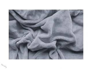Prostěradlo mikroflanel 180 x 200 šedá
