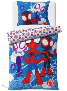Mikroplyšové povlečení Spidey Úžasní Přátelé