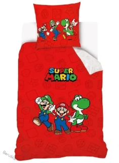 Dětské povlečení Super Mario Luigi a Yoshi